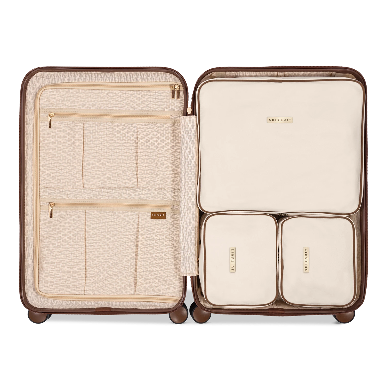 Fab Seventies - Antique White - Packing Cube Set (66 Cm) 3 Fab Seventies - Antique White - Packing Cube Set (66 Cm)