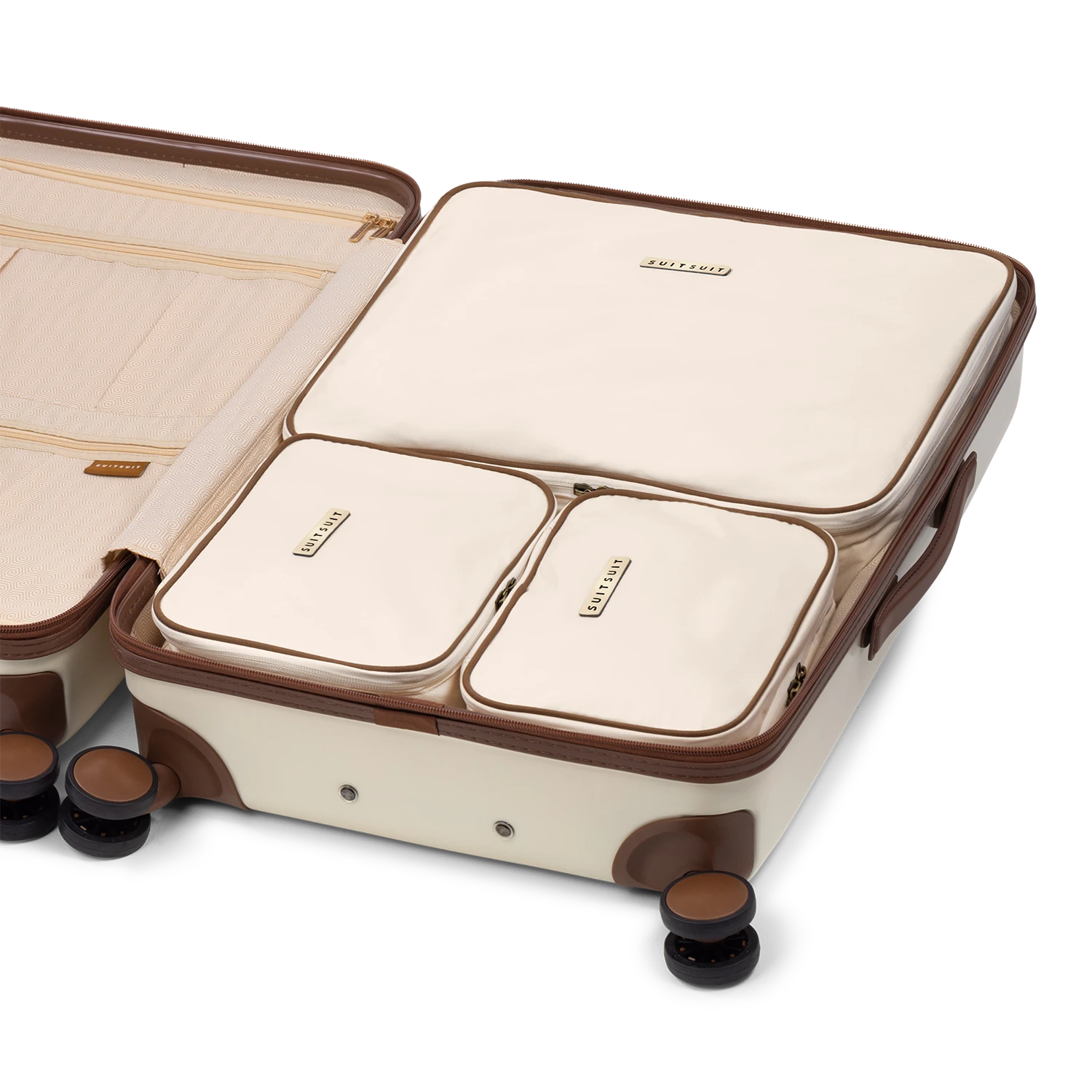 Fab Seventies - Antique White - Packing Cube Set (66 Cm) 5 Fab Seventies - Antique White - Packing Cube Set (66 Cm) - Afbeelding 3