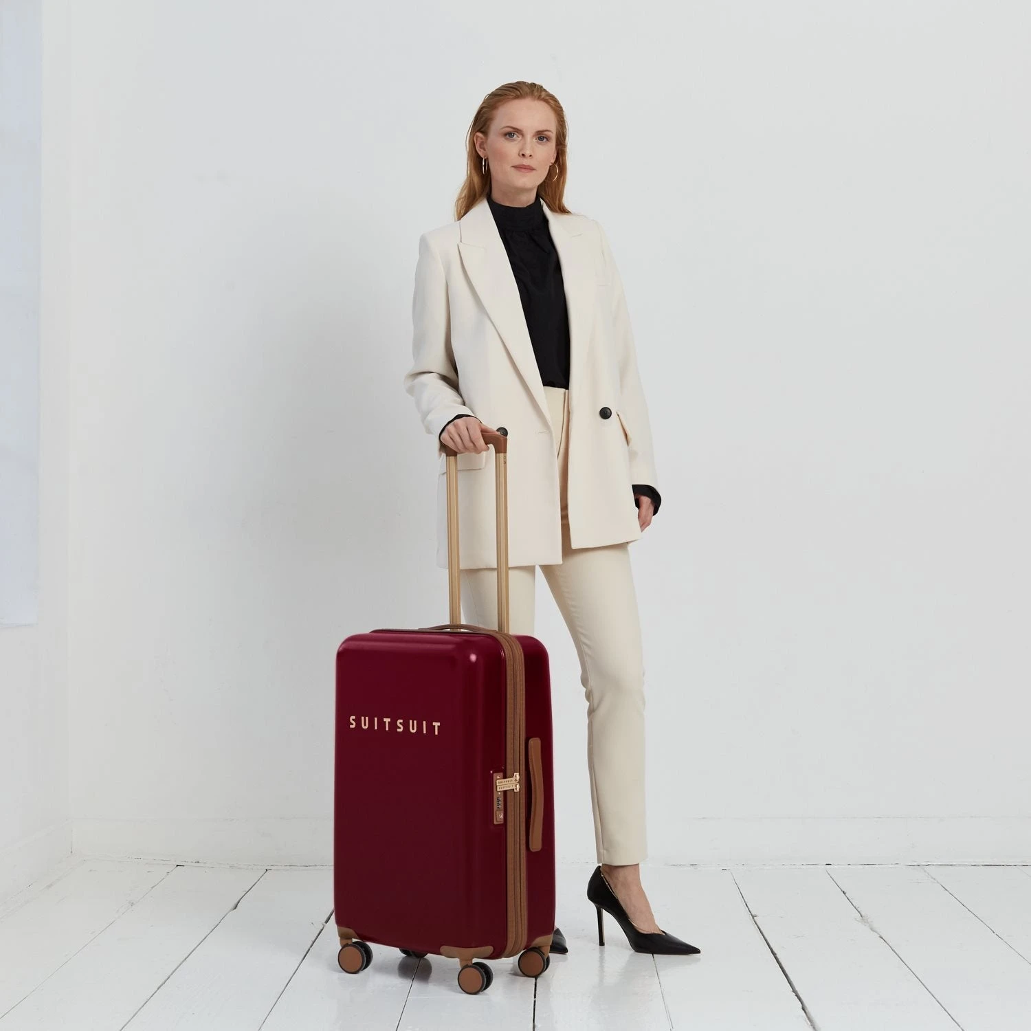 Fab Seventies Classic - Biking Red - Reiskoffer (66 Cm) 3 Fab Seventies Classic - Biking Red - Reiskoffer (66 Cm) - Afbeelding 2