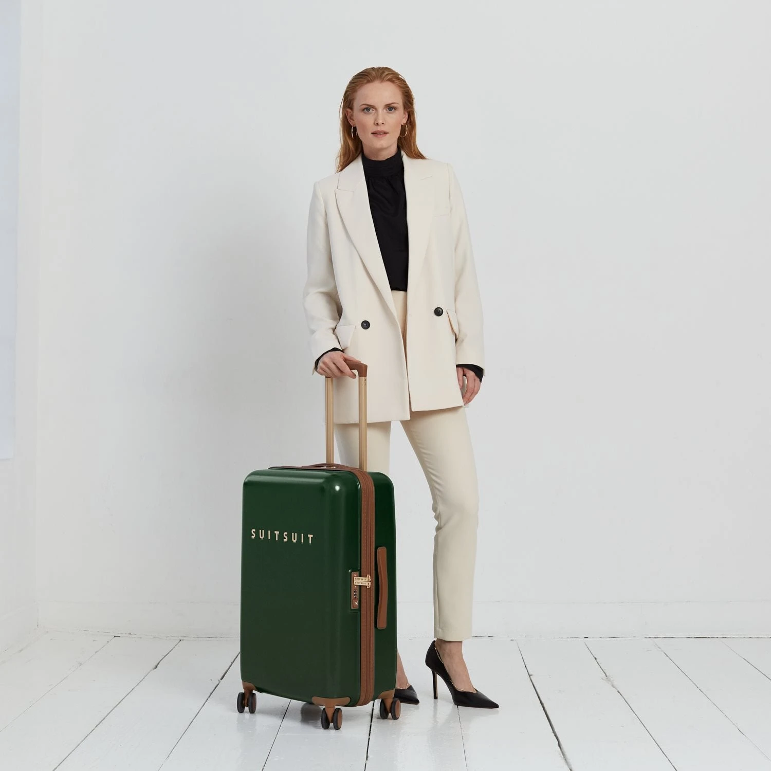 Fab Seventies Classic - Beetle Green - Reiskoffer (66 Cm) 4 Fab Seventies Classic - Beetle Green - Reiskoffer (66 Cm) - Afbeelding 2