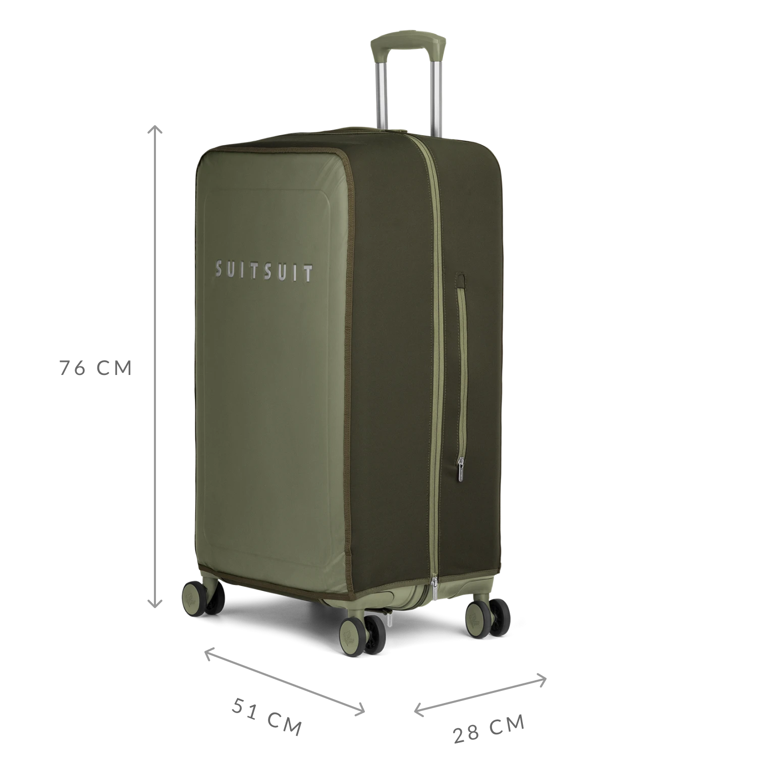 Natura - Four Leaf Clover Green - Beschermhoes (76 Cm) 9 Natura - Four Leaf Clover Green - Beschermhoes (76 Cm) - Afbeelding 7