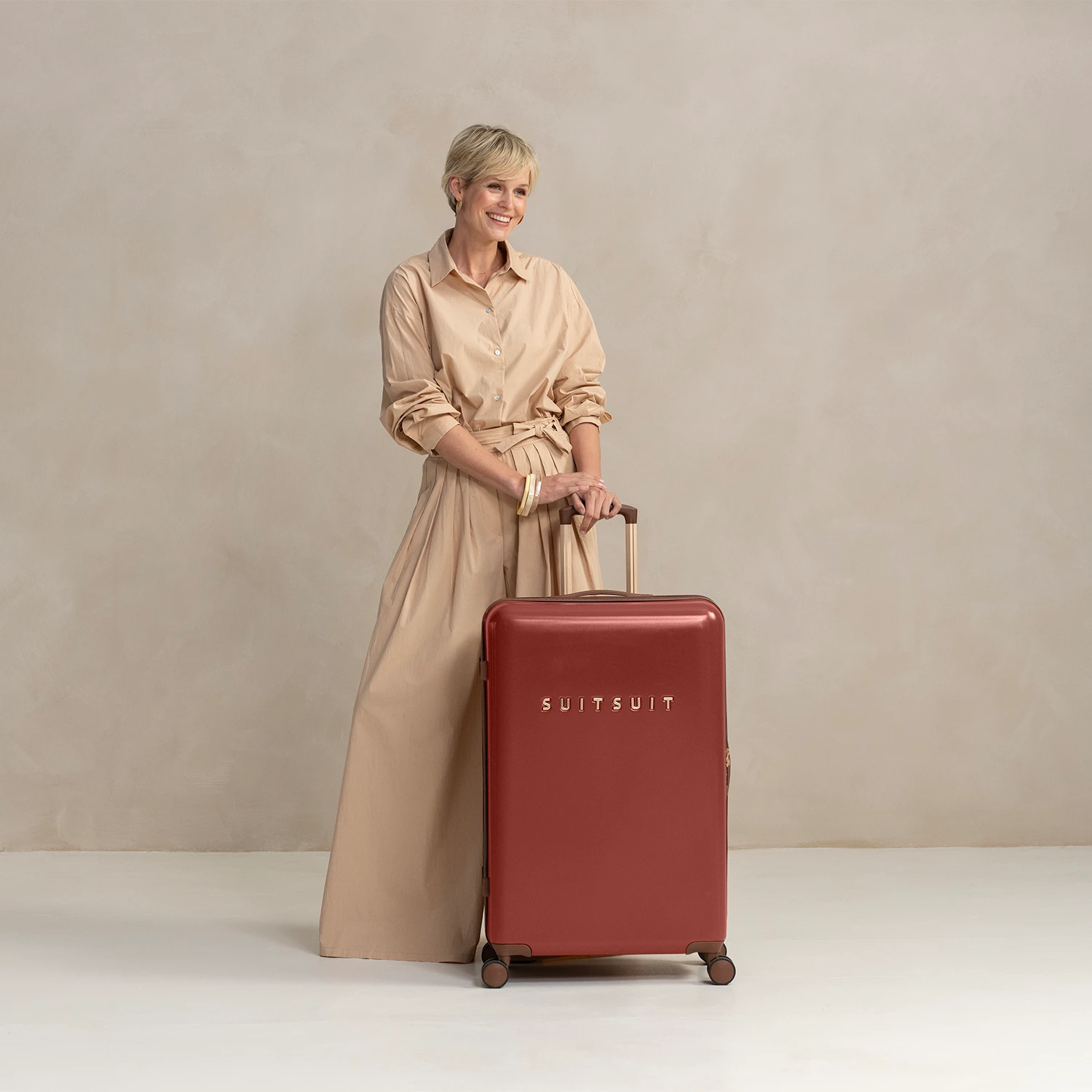 Fab Seventies - Red Ochre - Reiskoffer (76 Cm) 4 Fab Seventies - Red Ochre - Reiskoffer (76 Cm) - Afbeelding 2