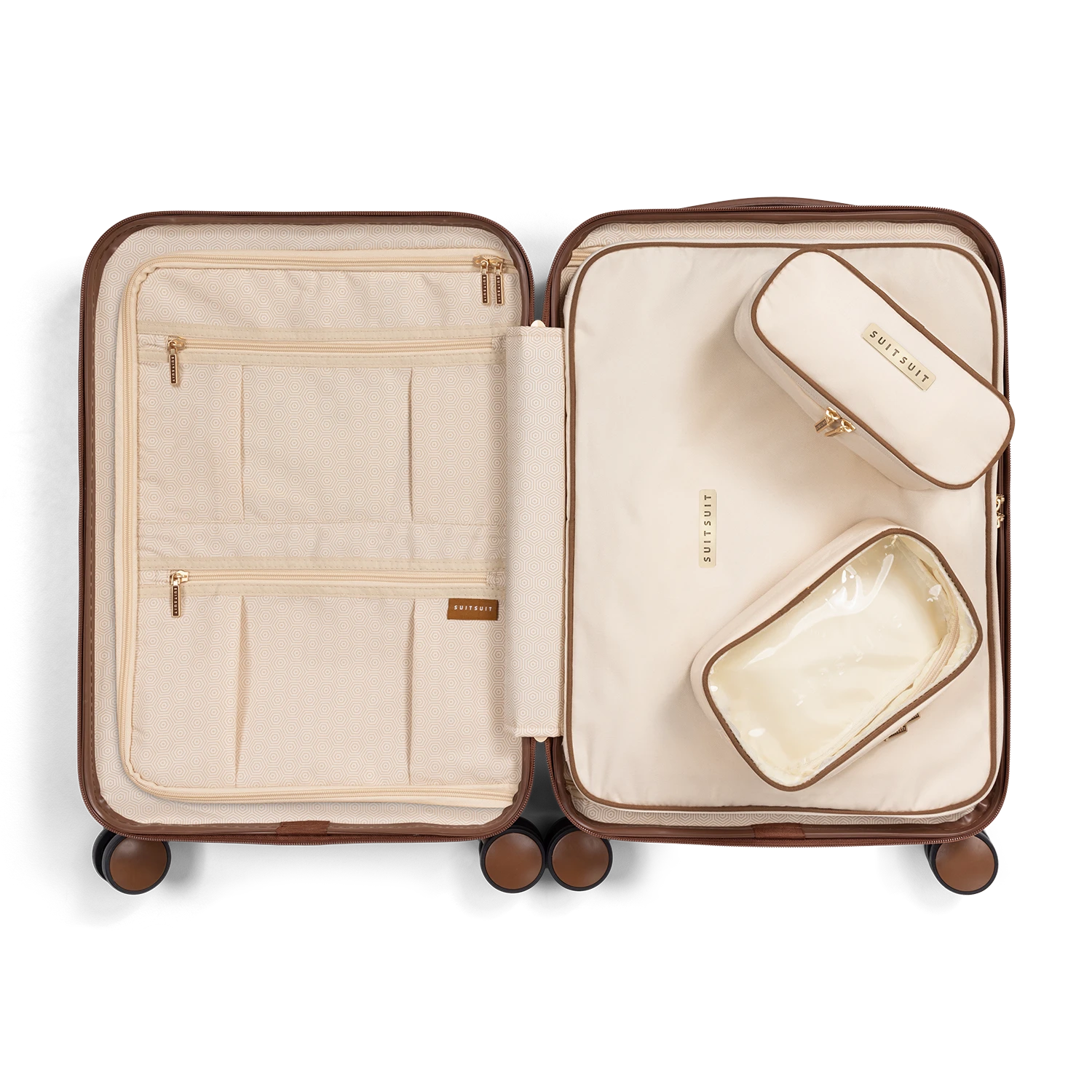 Fab Seventies - Antique White - Packing Cube Set (55 Cm) 3 Fab Seventies - Antique White - Packing Cube Set (55 Cm)