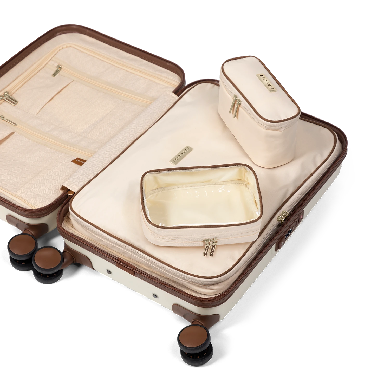 Fab Seventies - Antique White - Packing Cube Set (55 Cm) 5 Fab Seventies - Antique White - Packing Cube Set (55 Cm) - Afbeelding 3